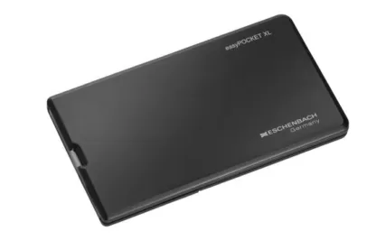 Lupa easyPOCKET XL- črna z LED osvetlitvijo, povečava 2,5x, premer 78x50mm - Image 2