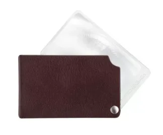 Lupa - enostavna, pregibna visoPOCKET - rdeča, povečava 2,5x, premer 74x48mm